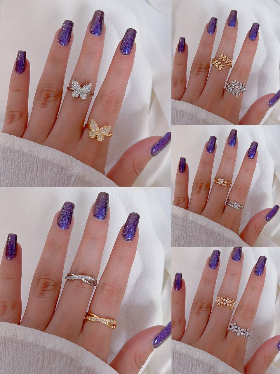 کالکشن انگشتر طرح جواهر سیما