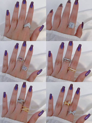 کالکشن انگشتر طرح جواهر سنا